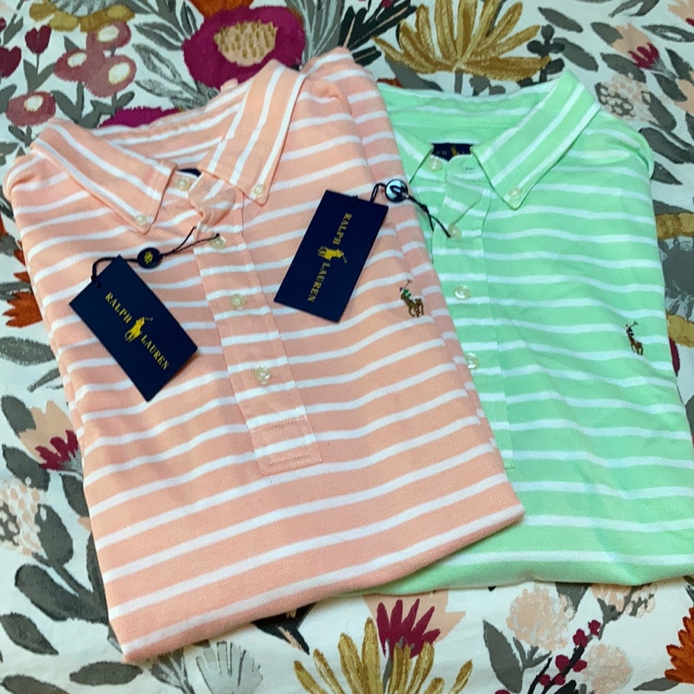 BUNDLE: NWT 2 Knit Oxford Polos